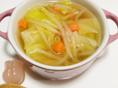 簡単野菜スープ♡つわり中の妊婦さんも食べられる